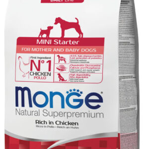 Monge - Natural Superpremium Mini Starter Ricco di Pollo 1,5 Kg