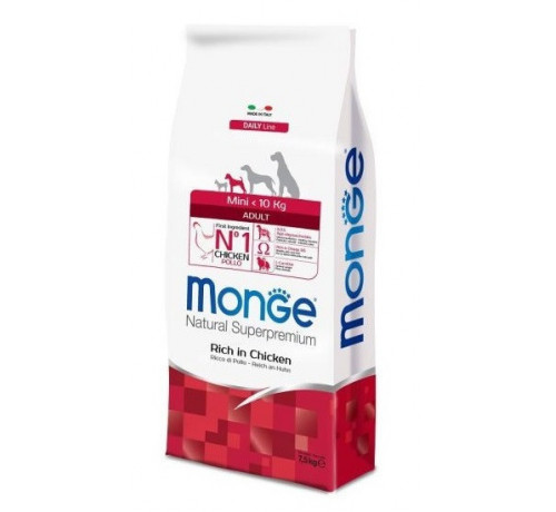 Monge - Natural Superpremium Mini Adult Ricco di Pollo