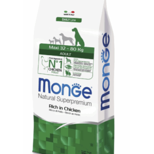 Monge - Natural Superpremium Maxi Adult Ricco di Pollo 12 Kg