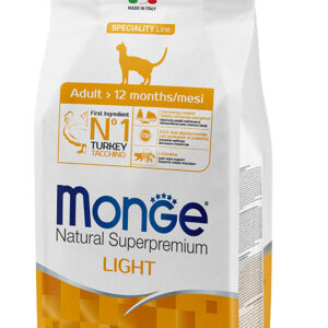 Monge - Natural Superpremium Adulto Light Tacchino 1,5 Kg