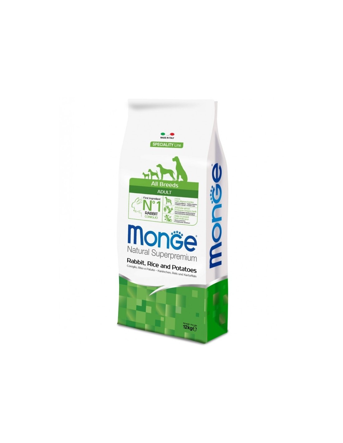 Monge - Natural Superpremium All Breeds Adult Coniglio Riso e Patate