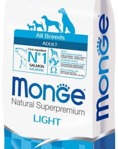 Monge - Natural Superpremium All Breeds Adult Light Salmone e Riso