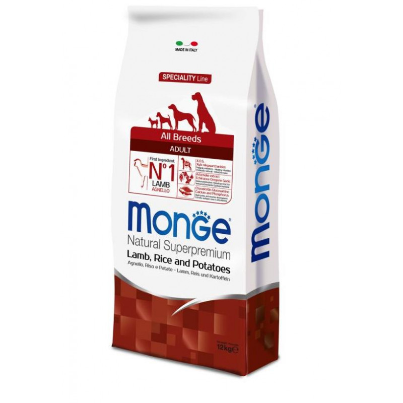 Monge - Natural Superpremium All Breeds Adult Agnello Riso e Patate