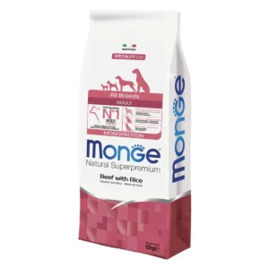 Monge - Natural Superpremium All Breeds Adult Monoprotein Manzo con Riso