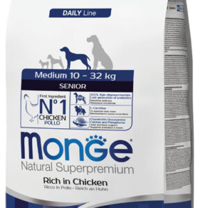 Monge - Natural Superpremium Senior Medium Ricco di Pollo