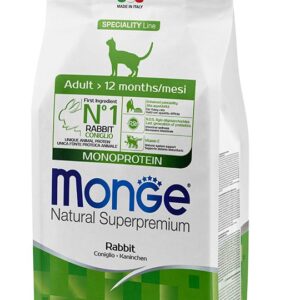Monge - Natural Superpremium Adult Monoprotein Coniglio 1,5 Kg
