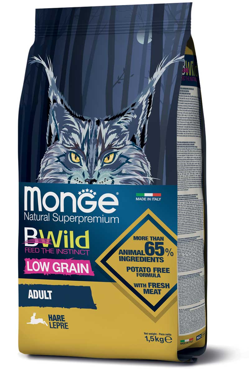 Monge - BWild Adult con Lepre 1,5 Kg