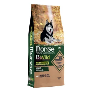 Monge - BWild Grain Free Adult All Breeds con Salmone e Piselli