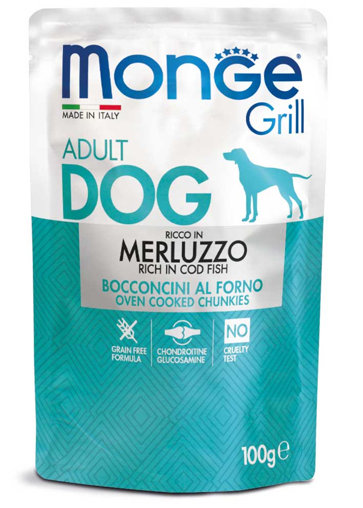 Monge - Grill Bocconcini con Merluzzo 100 g