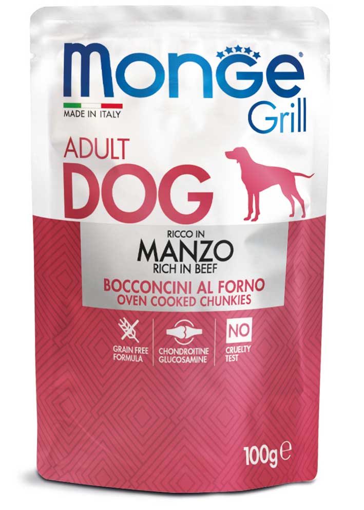 Monge - Grill Bocconcini con Manzo 100 g