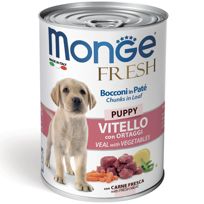 Monge - Fresh Puppy Vitello con Ortaggi 400 g