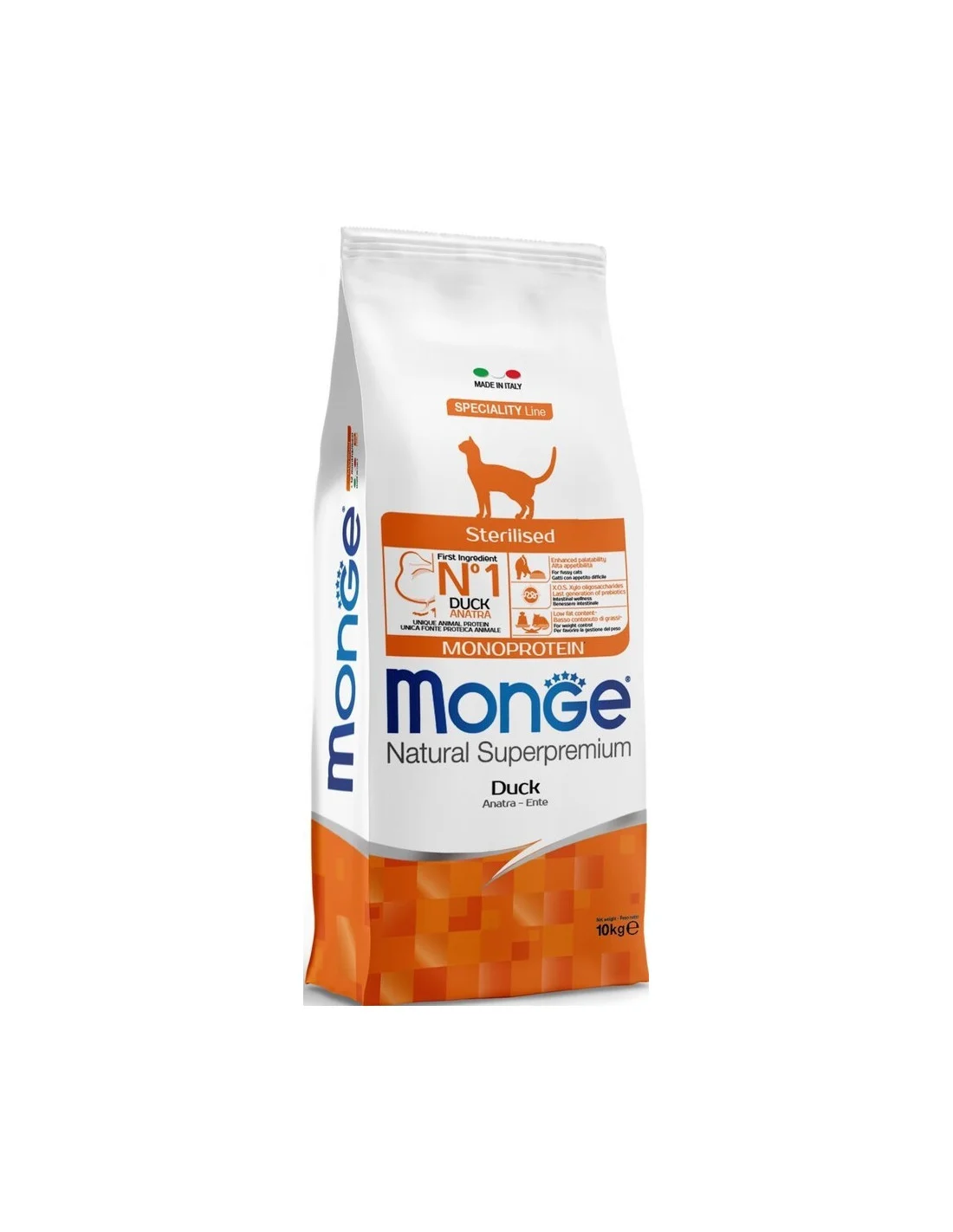 Monge - Natural Superpremium Sterilised Monoprotein con Anatra