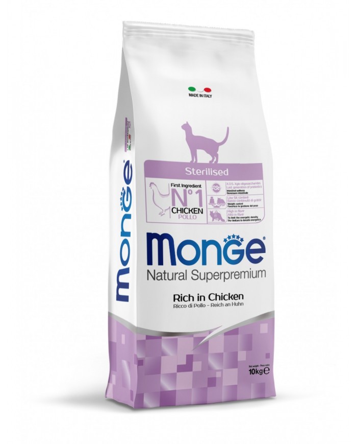 Monge - Natural Superpremium Sterilised Ricco di Pollo