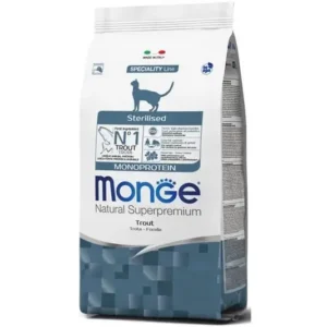 Monge - Natural Superpremium Sterilised Monoprotein con Trota