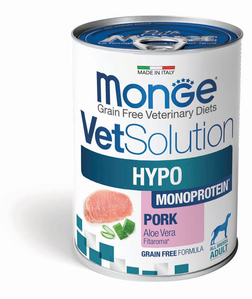 Monge - VetSolution Dog Hypo Monoprotein Maiale 400 g