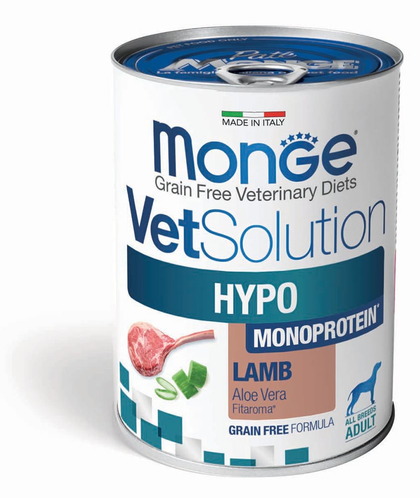 Monge - VetSolution Dog Hypo Monoprotein Agnello 400 g
