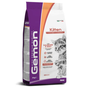 Gemon - Kitten con Salmone e Riso 2 Kg