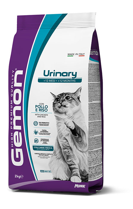 Gemon - Cat Urinary con Pollo e Riso 2 Kg