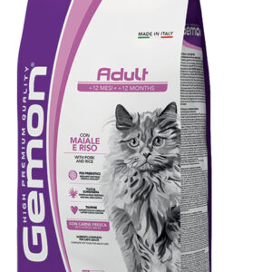 Gemon Cat Adult con Maiale e Riso 2 Kg