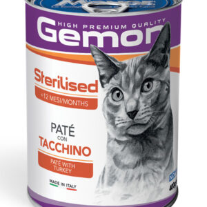 Gemon - Cat Sterilized Patè con Tacchino 400 g