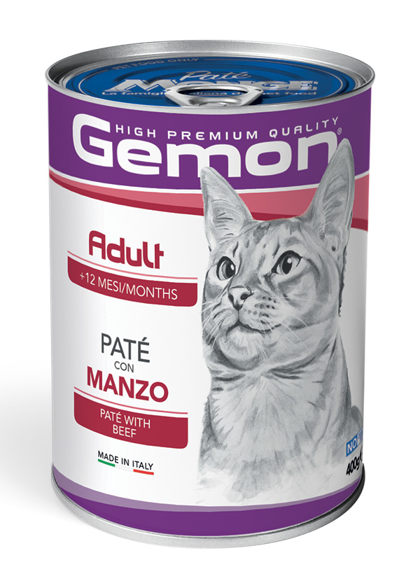 Gemon - Cat Adult Paté con Manzo 400 g