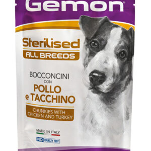 Gemon All Breeds Sterilised Bocconcini con Pollo e Tacchino 100 g