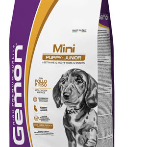Gemon Mini Puppy and Junior con Pollo e Riso 3 Kg