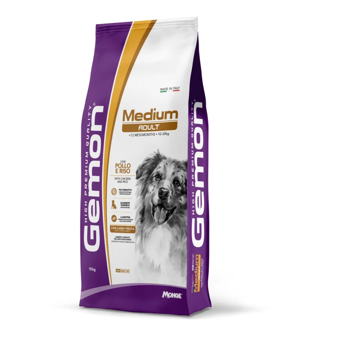 Gemon Medium Adult con Pollo e Riso