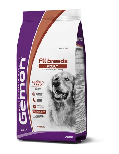 Gemon All Breeds Adult con Agnello e Riso