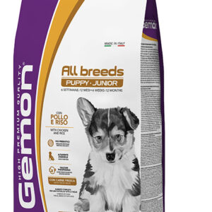 Gemon All Breeds Puppy & Junior con Pollo e Riso