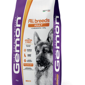Gemon All Breeds Adult con Anatra e Riso 15 Kg