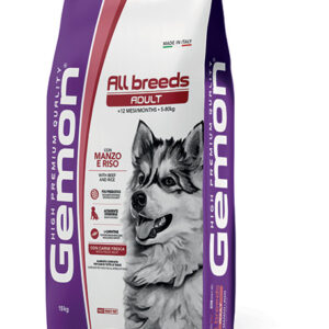 Gemon All Breeds Adult con Manzo e Riso 15 Kg