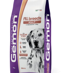 Gemon All Breeds Adult con Salmone e Riso 15 Kg