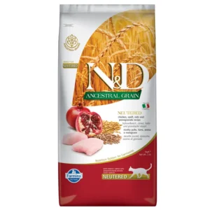 Farmina - Natural & Delicious Ancestral Grain Neutered Adult con Pollo e Melograno