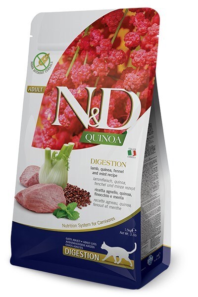 Farmina - Natural & Delicious Quinoa Digestion Agnello Grain Free