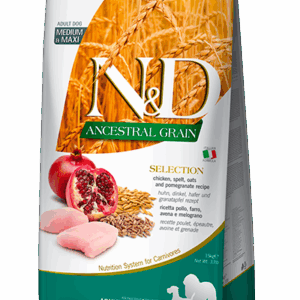 Farmina N&D Selection Adult Medium & Maxi al Pollo e Melograno 15 Kg