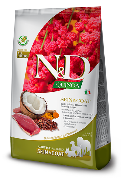 Farmina - Natural & Delicious Quinoa Skin & Coat Anatra Grain Free