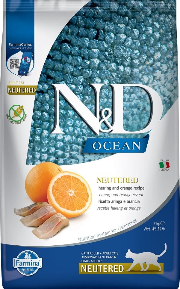 Farmina - Natural & Delicious Ocean Neutered Aringa e Arancia Grain Free