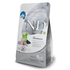 Farmina - Natural & Delicious Dog Adult Mini White Spigola Spirulina e Finocchio 2 Kg