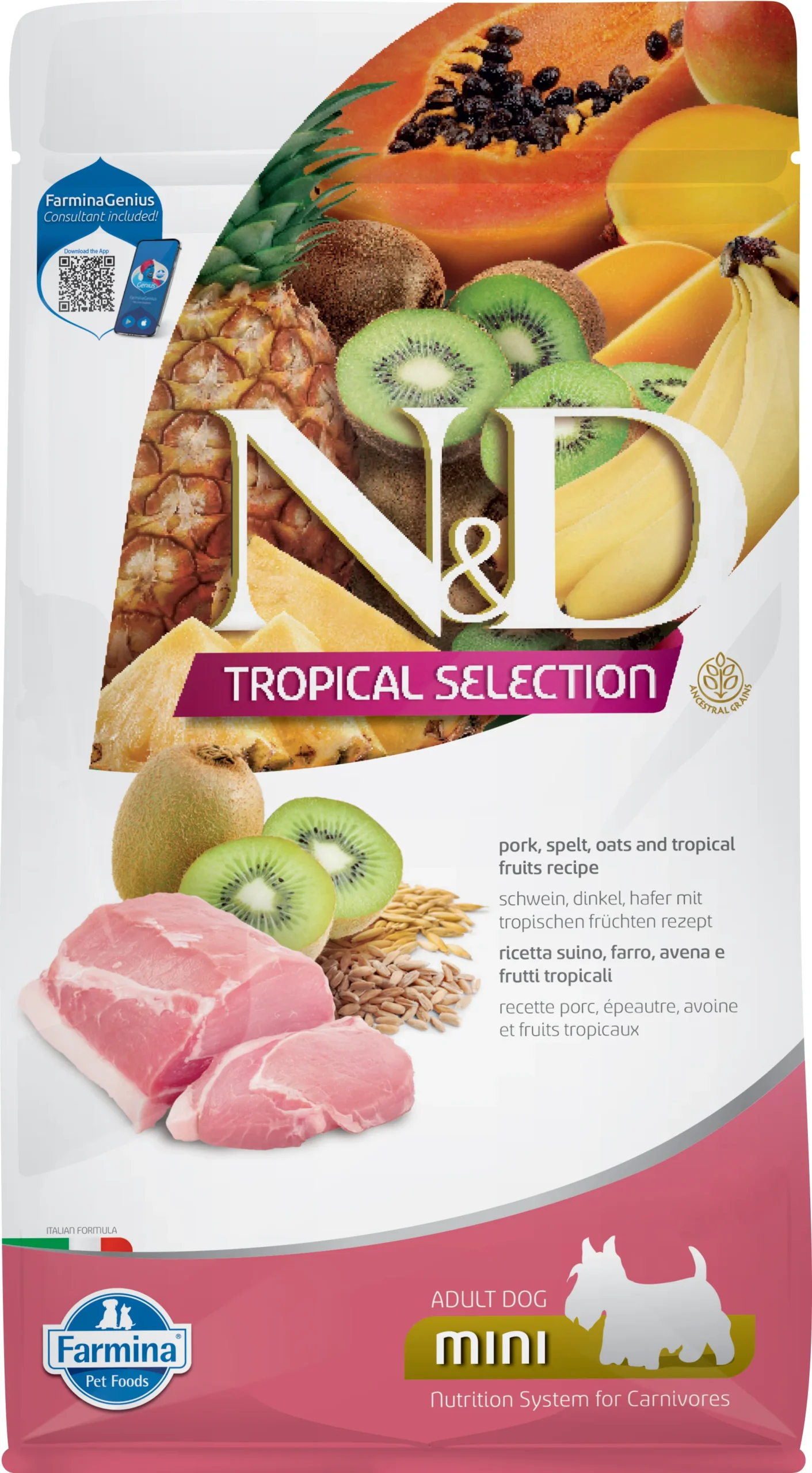 Farmina - Natural & Delicious Topical Selection Pork Adult Mini