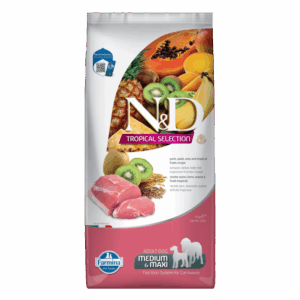Farmina - Natural & Delicious Pork e Tropical Fruits Adult Medium Maxi