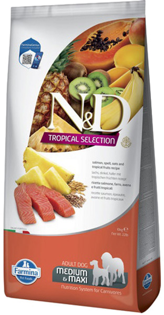 Farmina - Natural & Delicious Tropical Selection Salmone Adult Medium Maxi