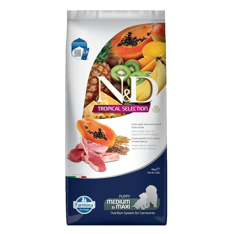 Farmina - Natural & Delicious Tropical Selection Agnello Puppy Medium & Maxi