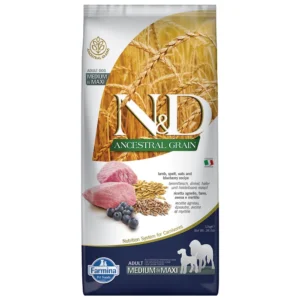Farmina - Natural & Delicious Ancestral Grain Adult Medium & Maxi con Agnello e Mirtillo