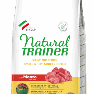 Trainer - Natural Adult Small & Toy con Manzo e Riso