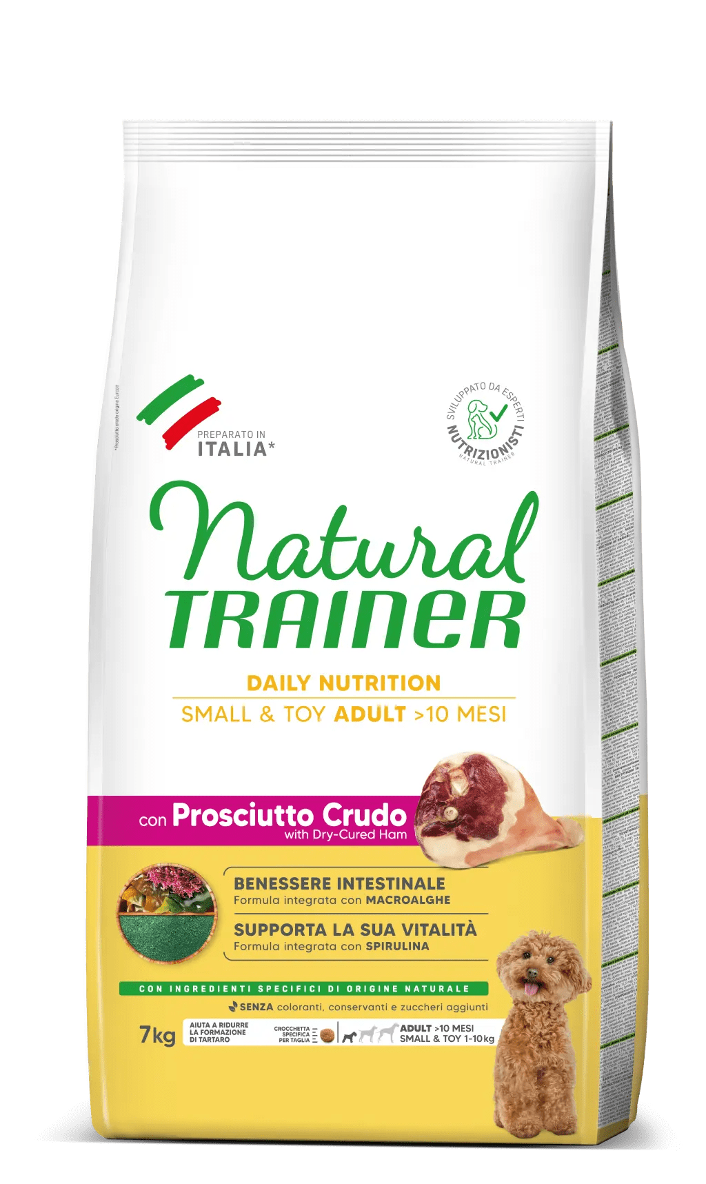 Trainer - Natural Adult Small & Toy con Prosciutto Crudo e Riso