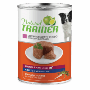 Trainer - Natural Adult Medium & Maxi con Prosciutto Crudo 400 g