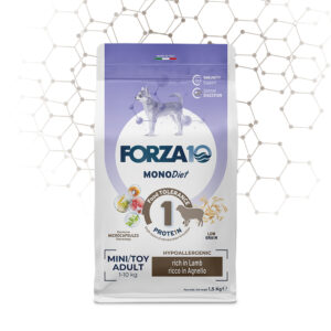 Forza10 - Mini e Toy Diet all’Agnello con Riso 1,5 Kg