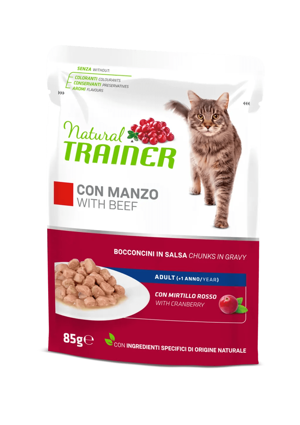 Trainer - Natural Adult Manzo Bocconcini in Salsa 85 g