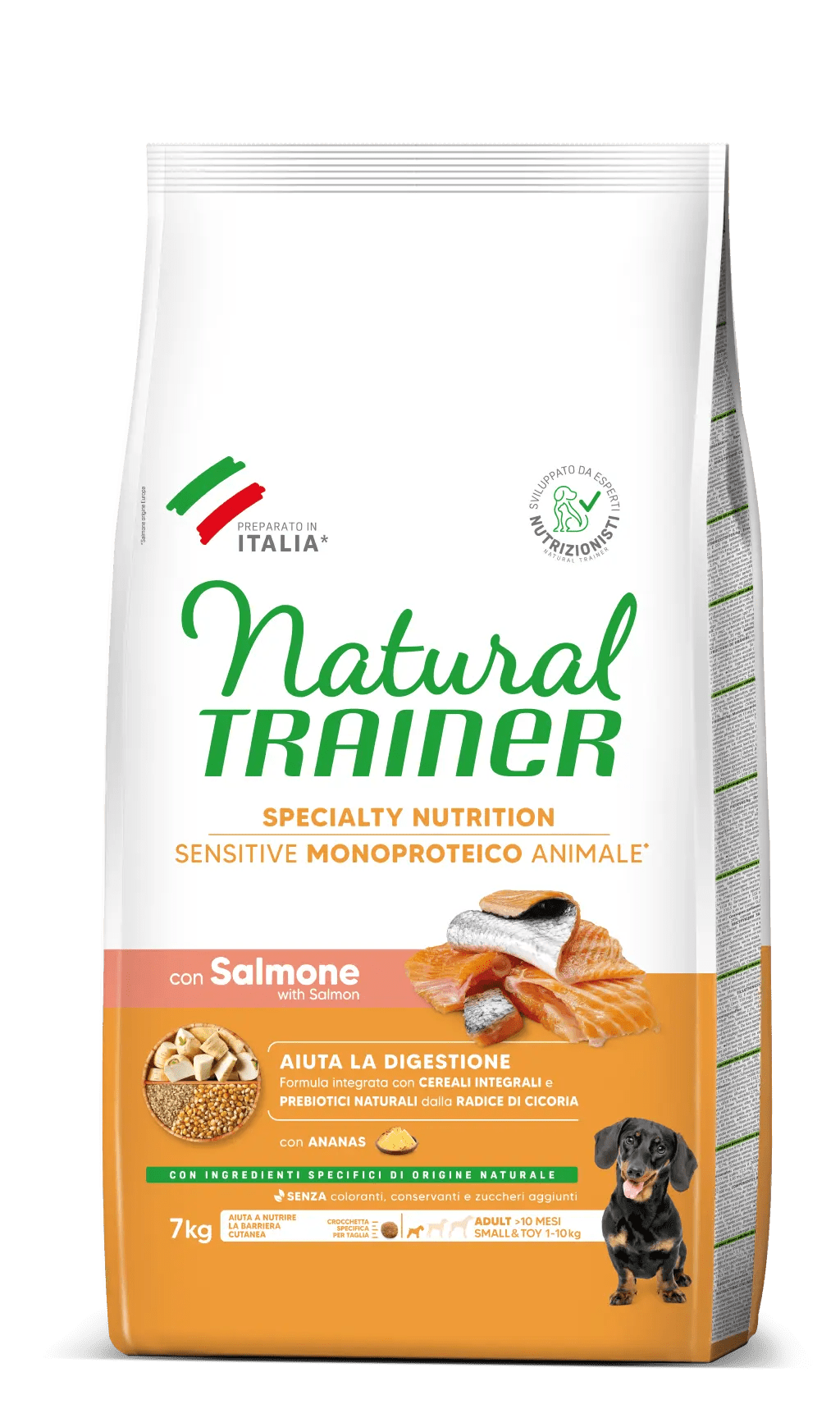 Trainer - Specialty Nutrition Sensitive Small&Toy con Salmone